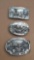 Clay County Fair - Spencer, IA 1985-1987 Commemorative Belt Buckle Lot