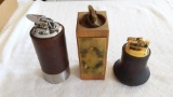 Wood Table Lighter Lot - 3