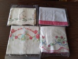 Embroidery pillowcases