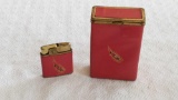Princess Gardner Matching Cigarette Case & Lighter Case