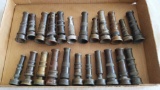 23 Hose Nozzles - Most are Brass - Jewel, Nelson, Habco & Sherman Gold Label