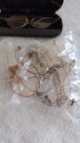 Vintage Eye Glasses Parts & Pieces Lot
