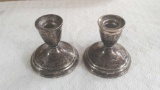 Sterling Weighted Candle Sticks 3