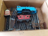 Train cars ,tracks incomplete set