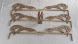 Vintage Ornate Metal Curtain Rods