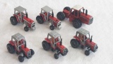 Massey Ferguson 4880, 2-2775's & 3-699 1/24 Scale Tractors