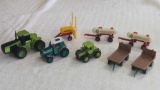 Miscellaneous Toy Tractor & Implement Lot (sprayer mared Ertl)