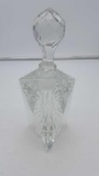 Lead crystal perfume bottle