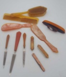 Vintage dresser set pieces