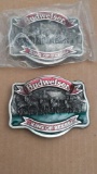 Budweiser 1985 Belt Buckle Lot