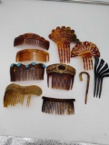 Vintage Hair Combs - some missing teeth