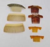 Vintage Hair Comb Lot