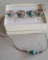 Sterling & turquoise jewelry lot