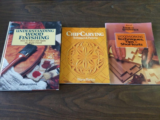 Woodworking book lot