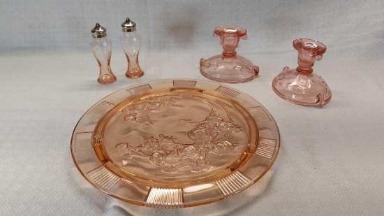 Pink - Depression Glassware Lot