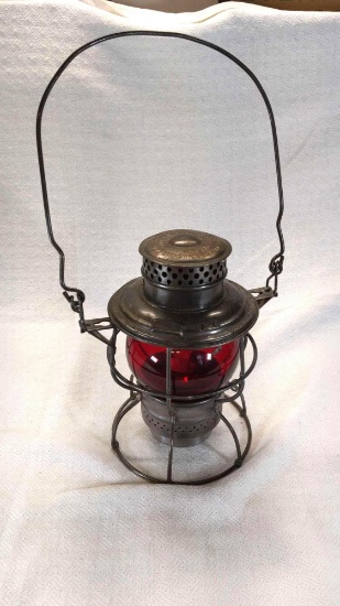 C.S.T.P.M &O. RY Red Lens Lantern