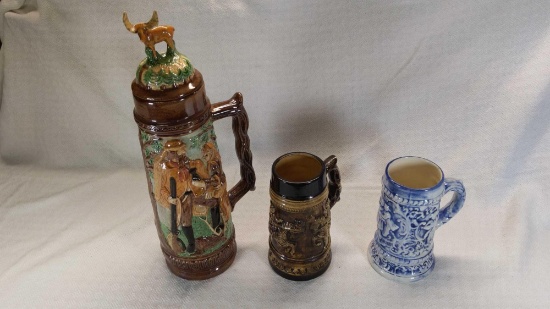 3 - Hand Made Steins