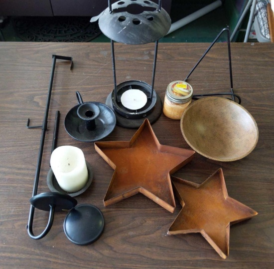 Candle holder lot