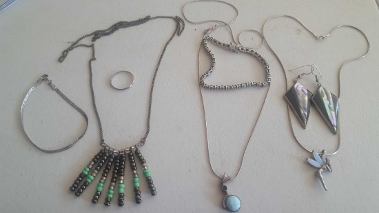 Wearable sterling jewelry lot