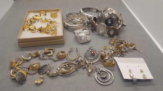 Costume bracelets and earrings