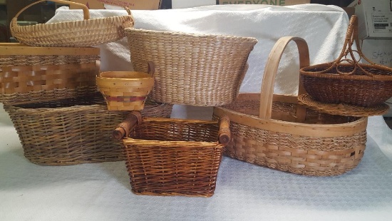 Wicker basket lot