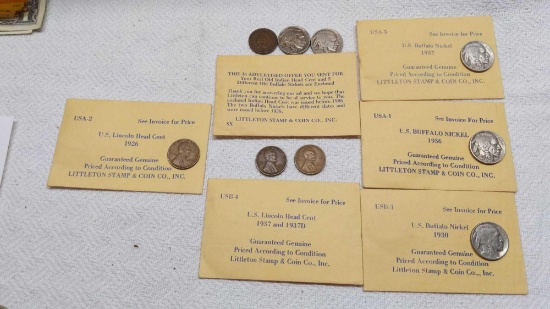 Littleton Stamp & Coin - coin lot