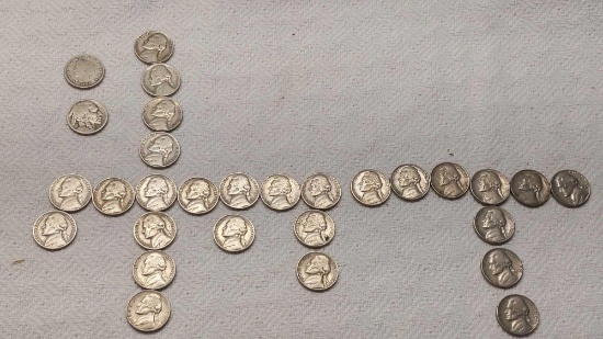 Nickel lot 1908-69 variety