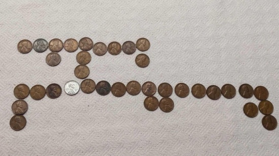 Wheat Pennies 1910-1958 variety
