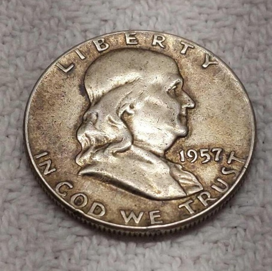 1957 Franklin Half Dollar
