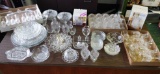 Variety clear glassware lot