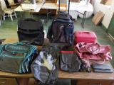 Travel bags Samsonite, Jordache, waterproof gecko brands, highland Trek, wallet