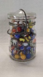 Marbles in Foster Sealfast jar