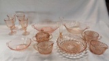 Pink - Depression Glassware Lot