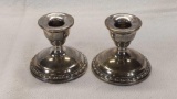La Pierre Sterling Weighted Candle Sticks