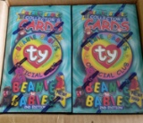 Six Unopened boxes Beanie Baby cards 2nd edition lot