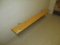 8' Wood Bench mounted to wall