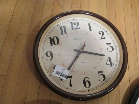 Bulova wall mounted - battery clock