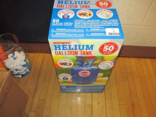 Helium Tank - not tested but seems heavy