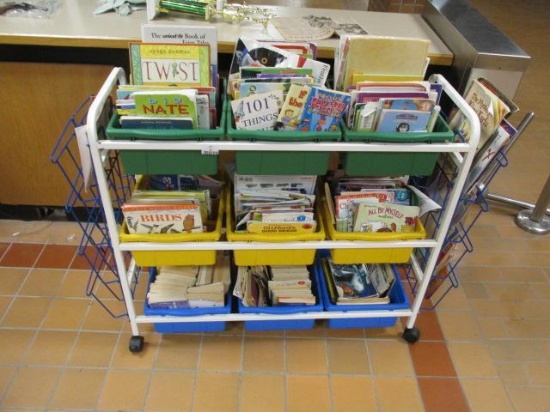 Childrens book cart