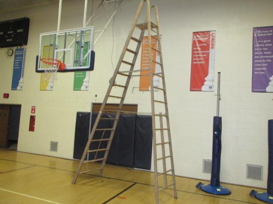 15' wood ladder