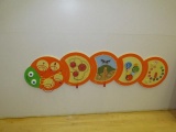 Beleduc Wall Mount Catapillar Activity Set 6' long