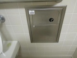 Stainless Sanitary napkin unit in-wall mount 11