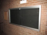 Wall mounted display cabinet 3'x6'x4