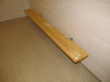 8' Wall mounted bench - you remove