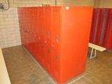 Double sided lockers 10'x3'-6