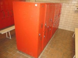 Double sided lockers 10'x2'-6