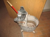 White Brand Gavanized mop bucket