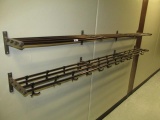 Wall mounted shelf/coat rack