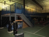 Steel Raised Mezzanine 10'x60' with rails. Must remove - see pics for bolt locations