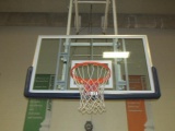 Basketball backboard & hoop - south